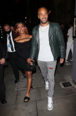 ALEXANDRA BURKE and Darren Randolph Night Out in London 07/28/2021