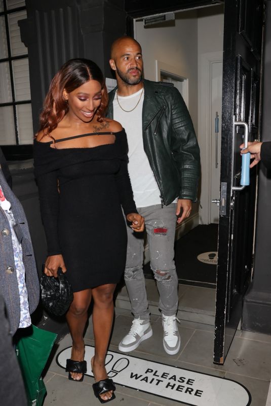 ALEXANDRA BURKE and Darren Randolph Night Out in London 07/28/2021