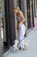 ALEXIS REN Out with Her Dog Angel in Los Angeles 07/10/2021