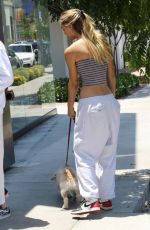 ALEXIS REN Out with Her Dog Angel in Los Angeles 07/10/2021