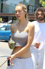 ALEXIS REN Out with Her Dog Angel in Los Angeles 07/10/2021
