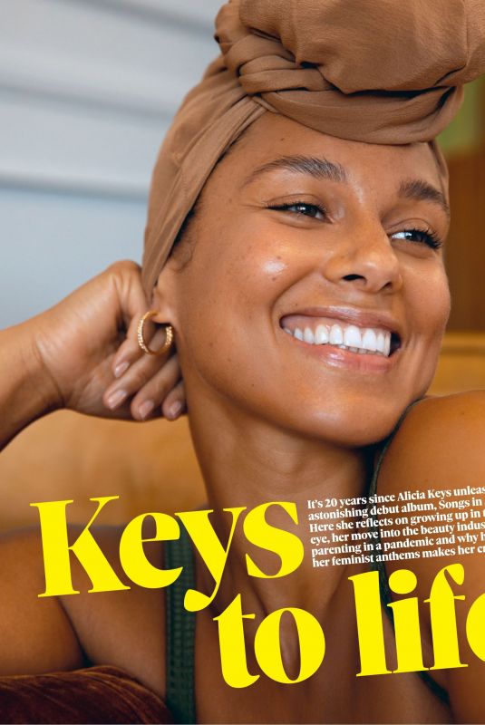 ALICIA KEYS in The Observer Magazine, July 2021
