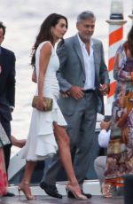 AMAL and George CLOONEY at Holiday in Tremezzo 07/2021