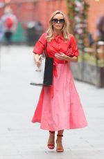 AMANA HOLDEN Leaves Heart Radio Studios in London 07/13/2021
