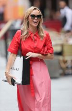 AMANA HOLDEN Leaves Heart Radio Studios in London 07/13/2021