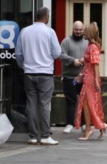 AMANDA HOLDEN Arrives at Breakfast Show in London 07/08/2021