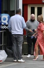 AMANDA HOLDEN Arrives at Breakfast Show in London 07/08/2021