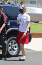 AMANDA SEYFRIED on the Set of The Dropout in Los Angeles 07/09/2021