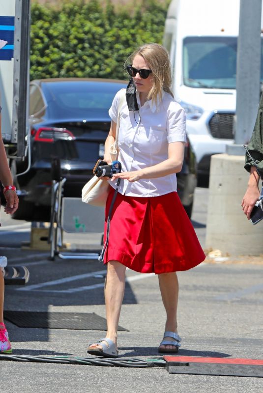 AMANDA SEYFRIED on the Set of The Dropout in Los Angeles 07/09/2021