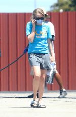 AMANDA SEYFRIED on the Set of The Dropout in Los Angeles 07/20/2021