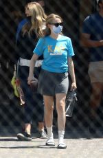 AMANDA SEYFRIED on the Set of The Dropout in Los Angeles 07/20/2021
