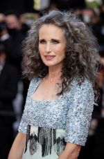 ANDIE MACDOWELL at Annette Screening and Opening Ceremony at 74th Cannes Film Festival 07/06/2021