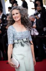 ANDIE MACDOWELL at Annette Screening and Opening Ceremony at 74th Cannes Film Festival 07/06/2021