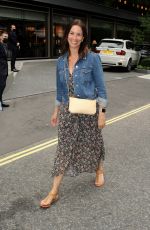 ANDREA MCLEAN Leaves Nobu Restaurant in London 07/16/2021
