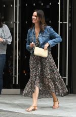 ANDREA MCLEAN Leaves Nobu Restaurant in London 07/16/2021