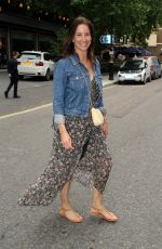 ANDREA MCLEAN Leaves Nobu Restaurant in London 07/16/2021
