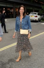 ANDREA MCLEAN Leaves Nobu Restaurant in London 07/16/2021