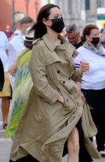 ANGELINA JOLIE Out in Venice 07/30/2021