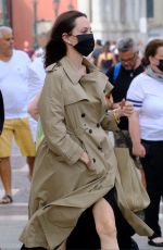ANGELINA JOLIE Out in Venice 07/30/2021