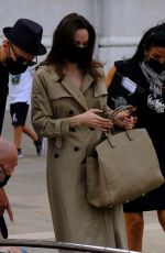 ANGELINA JOLIE Out in Venice 07/30/2021