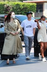 ANGELINA JOLIE Out Shopping with Zahara and Pax at Nordstrom in Los Angeles 07/13/2021