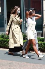 ANGELINA JOLIE Out Shopping with Zahara and Pax at Nordstrom in Los Angeles 07/13/2021