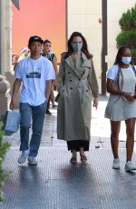 ANGELINA JOLIE Out Shopping with Zahara and Pax at Nordstrom in Los Angeles 07/13/2021