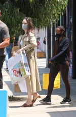 ANGELINA JOLIE Shopping at HABA Grocery Shop Play Tent in Los Feliz 07/10/2021