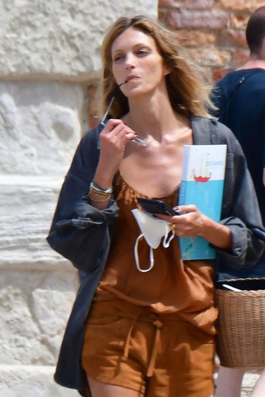 ANJA RUBIK Out and About in Venice 07/14/2021