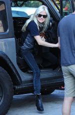 ANNA FARIS Out for Dinner at Tallula