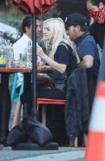 ANNA FARIS Out for Dinner at Tallula