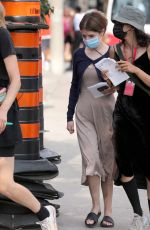 ANNA KENDRICK on the Set of Alice, Darling in Toronto 07/15/2021