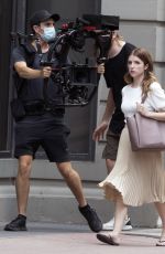 ANNA KENDRICK on the set of Alice, Darling in Toronto 07/19/2021