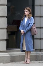 ANNA KENDRICK on the set of Alice, Darling in Toronto 07/19/2021