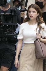 ANNA KENDRICK on the set of Alice, Darling in Toronto 07/19/2021
