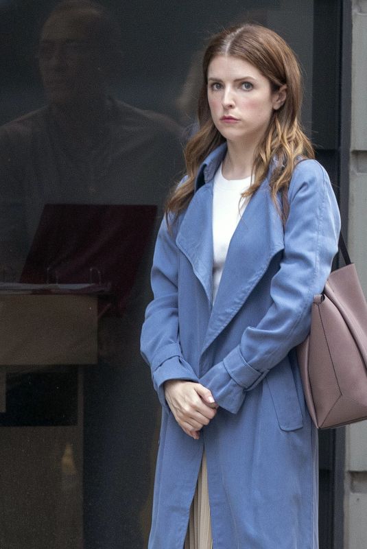 ANNA KENDRICK on the set of Alice, Darling in Toronto 07/19/2021