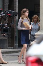 ANNA KENDRICK on the set of Alice, Darling in Toronto 07/19/2021