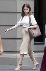 ANNA KENDRICK on the set of Alice, Darling in Toronto 07/19/2021