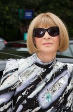 ANNA WINTOUR Arrives at Louis Vuitton Parfum Dinner at Foundation Louis Vuitton in Paris 07/05/2021