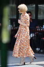 ANNA WINTOUR Leaves Sant Ambroeus Restaurant in New York 07/28/2021