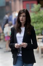 ANNE HATHAWAY and AMERICA FERRERA on the Set of Caviar in New York 07/11/2021