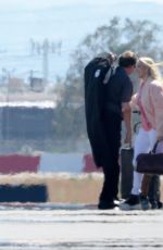 ERIKA JAYNE Boarding on a Private Jet in Los Angeles 07/01/2021