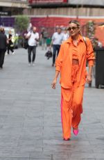 ASHLEY ROBERTS Arrives at Global Radio in London 07/09/2021