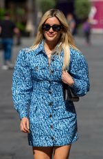 ASHLEY ROBERTS Arrives at Heart Radio in London 07/05/2021
