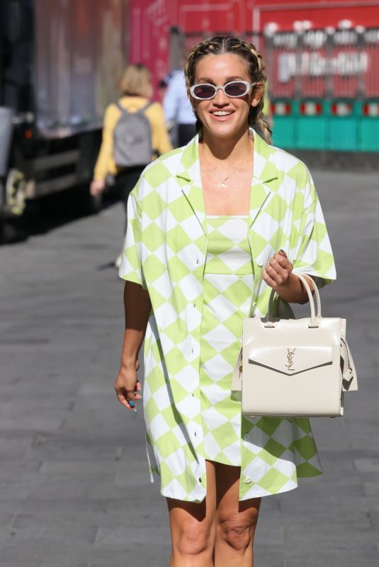 ASHLEY ROBERTS at Heart Radio in London 07/16/2021