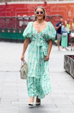 ASHLEY ROBERTS Leaves Global Radio in London 07/26/2021