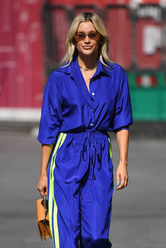 ASHLEY ROBERTS Leaves Global Radio Studios in London 07/22/2021