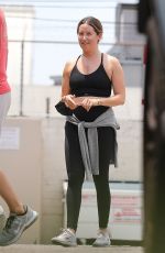 ASHLEY TISDALE Workout at Rise Nation Gym in West Hollywood 07/13/2021