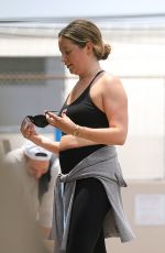 ASHLEY TISDALE Workout at Rise Nation Gym in West Hollywood 07/13/2021