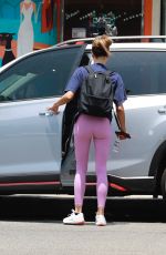 AUBREY PLAZA Leaves a Gym in Los Angeles 07/12/2021